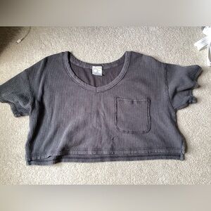 Aerie off the shoulder box crop top